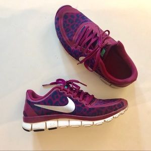 Nike Cheetah print Free Runs